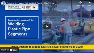screenshot of Construction News: Welding High Density Plastic Pipe video